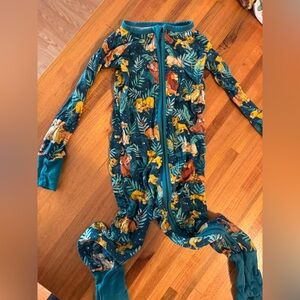 Little Sleepies Limited Edition Disney Lion King Zippy. Size 18-24 Months